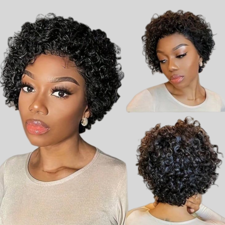 Perruque de cheveux humains bo - Deep Wave 3 Bundles With Closure avis et prix