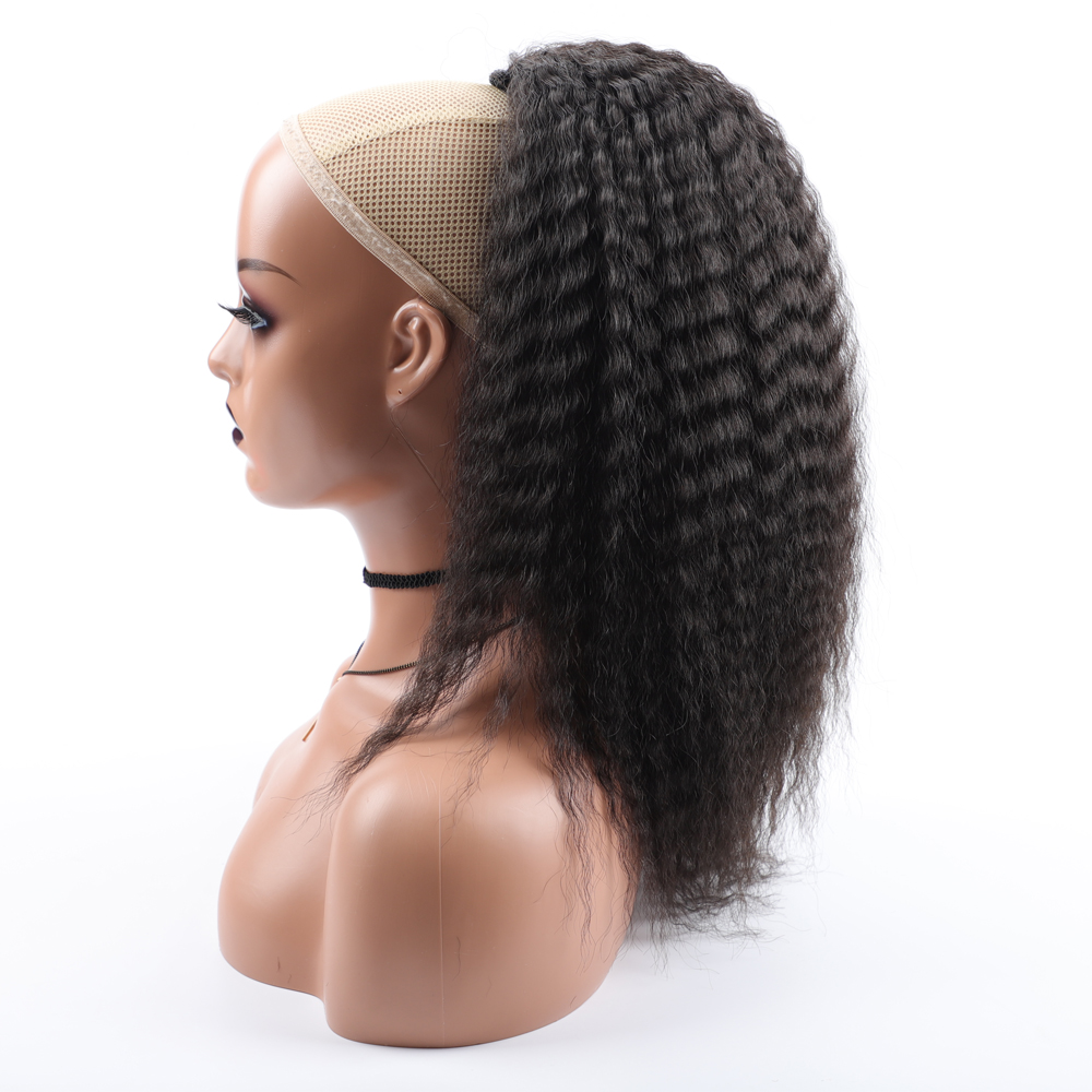Faux cordon synthétique queue - Drawstring Afro Curly Puff Ponytail avis et prix