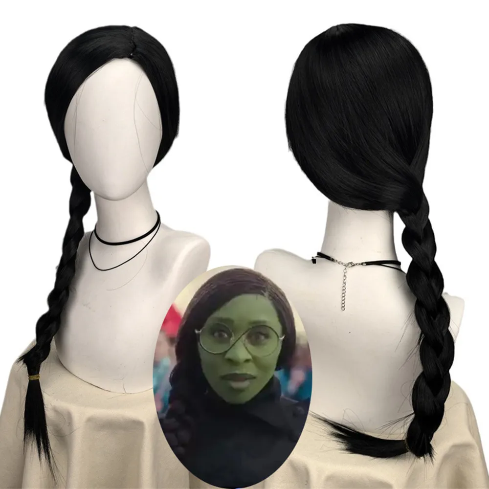 Perruques Elphaba méchantes po - Drawstring Afro Curly Puff Ponytail avis et prix
