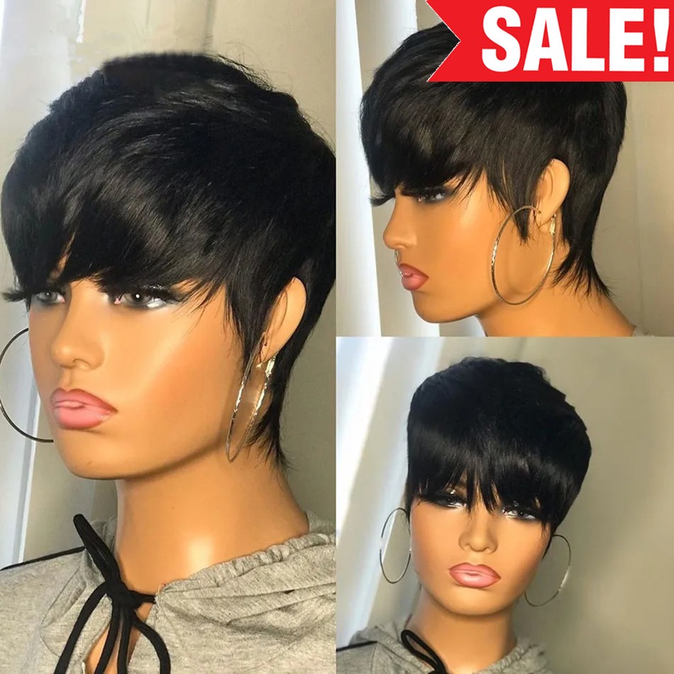 Perruques courtes en cheveux h - Deep Wave 3 Bundles With Closure avis et prix