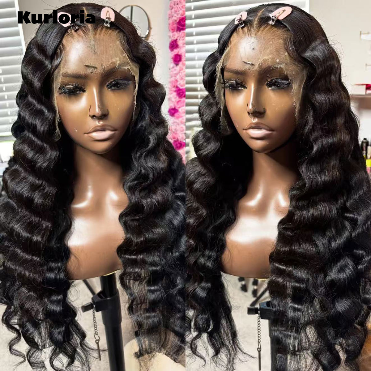 Perruque à ondulations profond - Glueless Wear And Go Human Hair Wig avis et prix