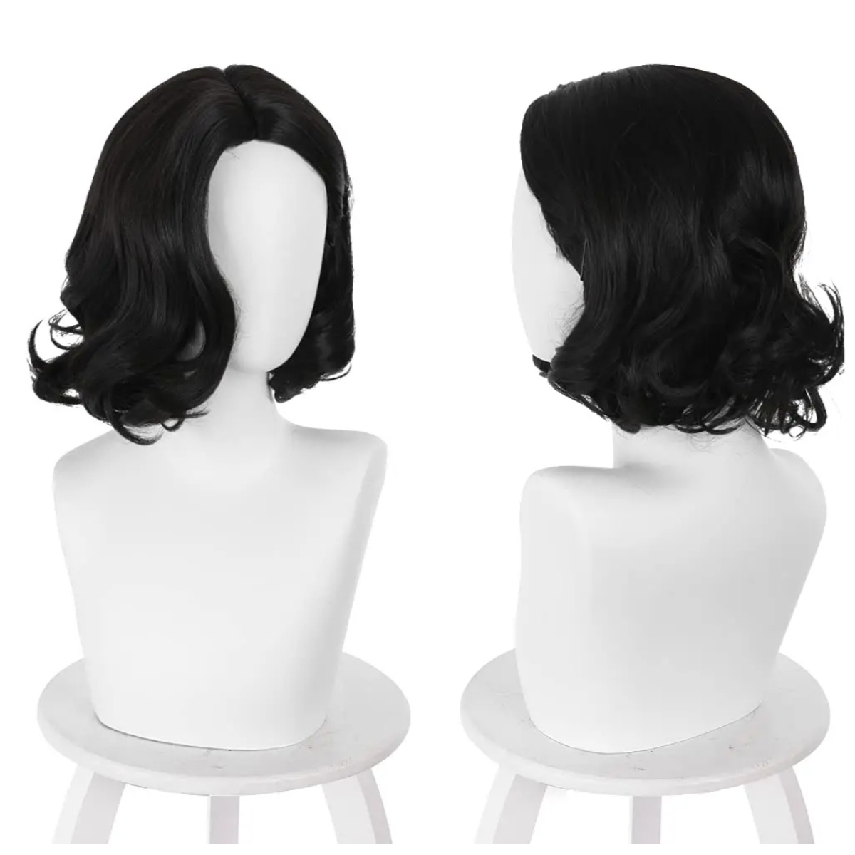 Perruque Synthétique Noire Cou - Deep Wave 3 Bundles With Closure avis et prix