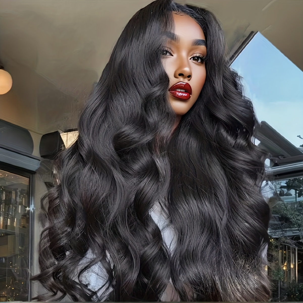 Perruques Lace Front Body Wave - Hd Lace Frontal Wig Human Hair Pre Plucked avis et prix