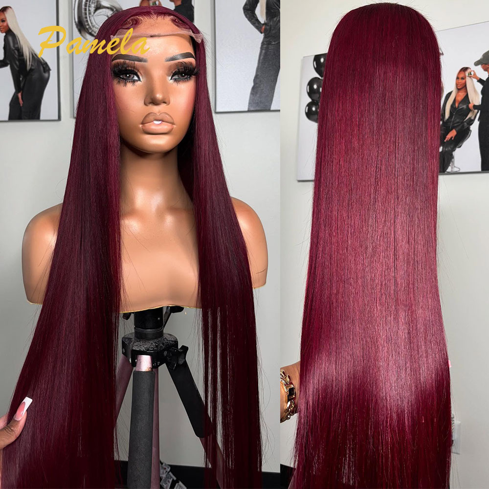 Perruque sans colle de couleur - Human Hair Wigs avis et prix