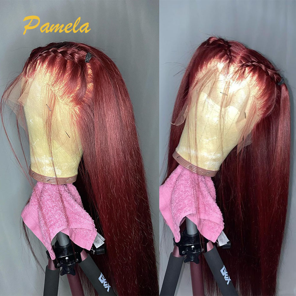 Perruque sans colle de couleur - Human Hair Wigs avis et prix