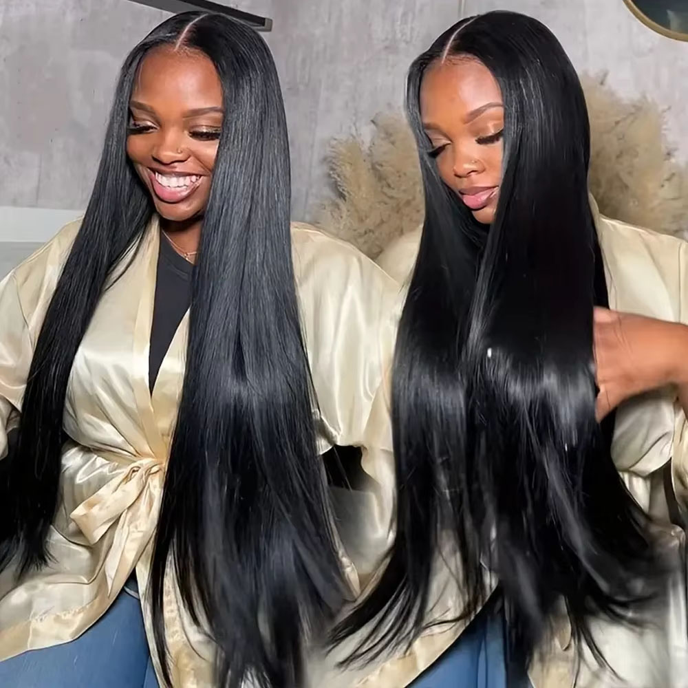 Perruque Lace Front Transparen - Hd Lace Frontal Wig Human Hair Pre Plucked avis et prix