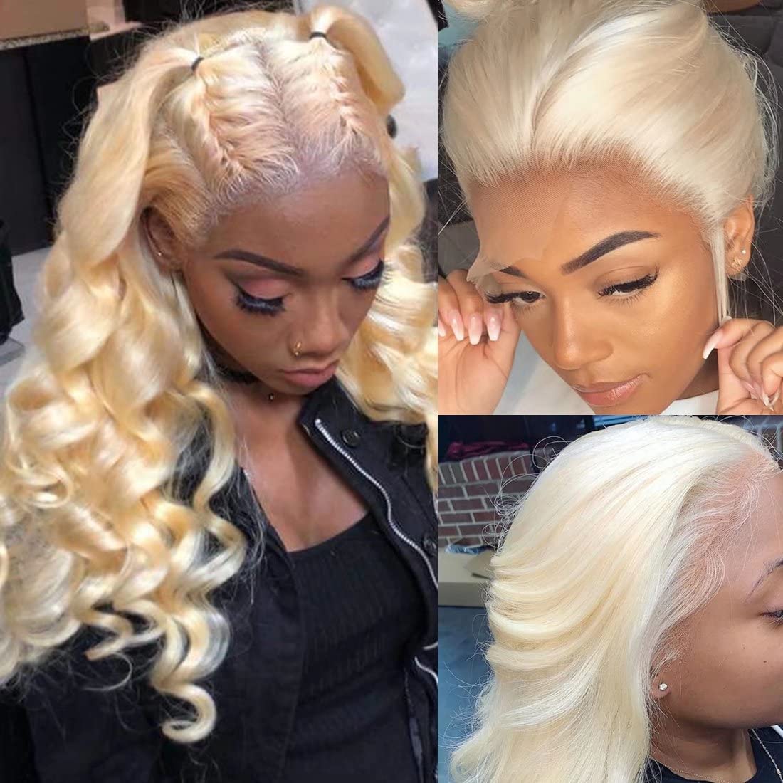 Perruques à mèches frontales e - 613 Blonde Body Wave Lace Front Wig avis et prix