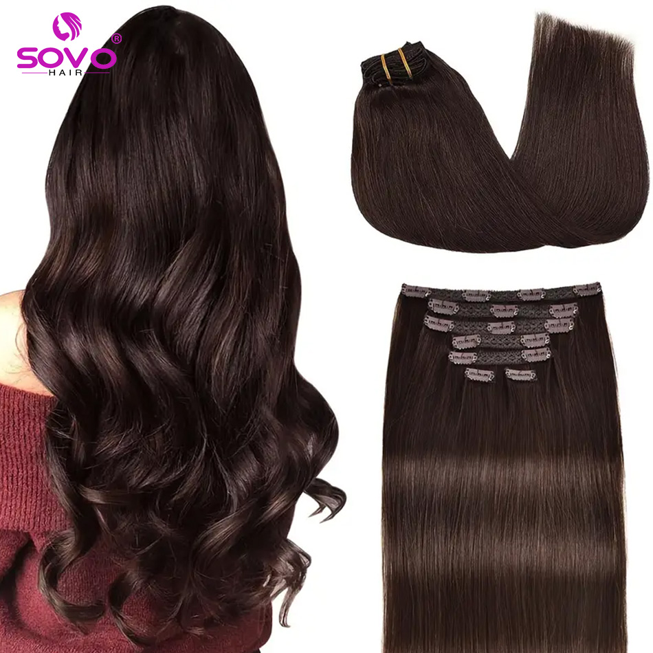 Extensions de cheveux à clipse - Seamless Clip In Hair Extensions Human Hair avis et prix