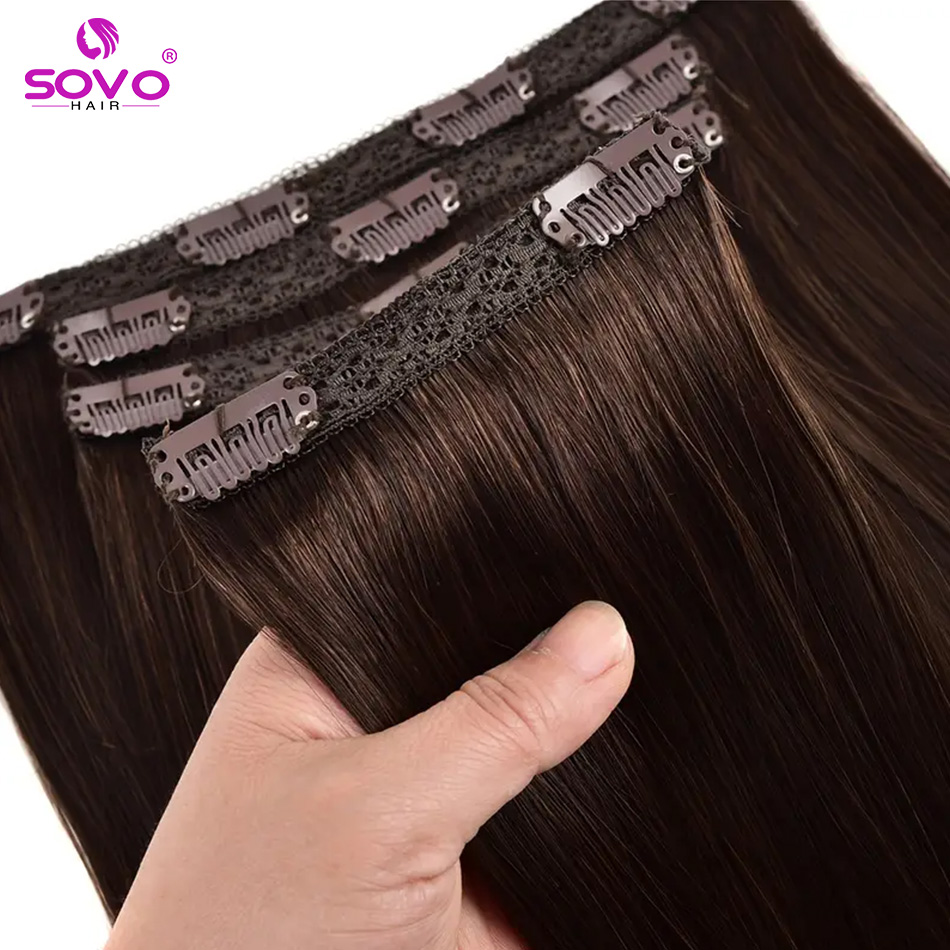 Extensions de cheveux à clipse - Seamless Clip In Hair Extensions Human Hair avis et prix